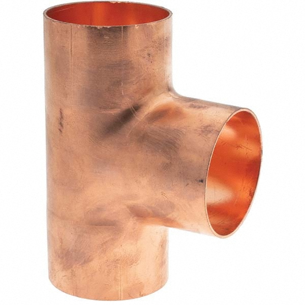 Wrot Copper Pipe Tee: 2" x 2" x 2" Fitting, C x C x C