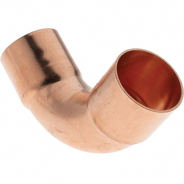 Wrot Copper Pipe 90 ° Elbow: 1" x 1" Fitting, C x C