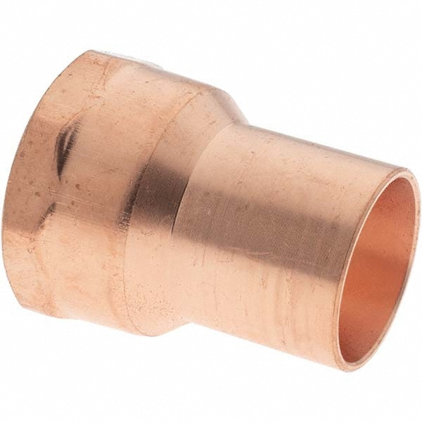 Wrot Copper Pipe Adapter: 1" x 1" Fitting, FTG x F