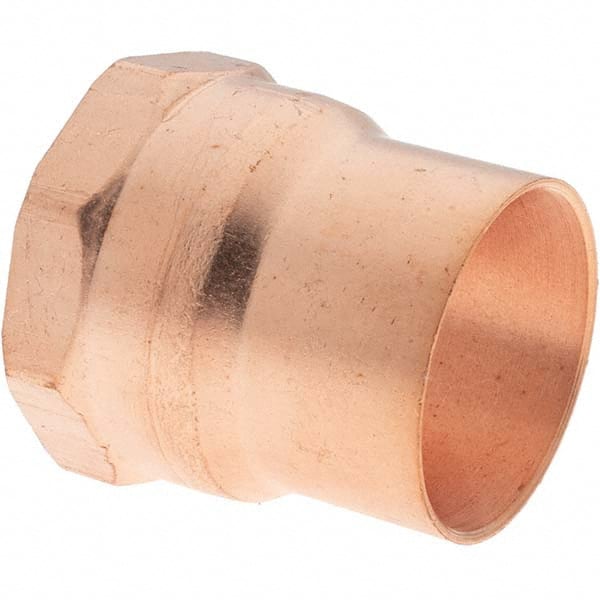 Male Copper Tube Fitting 1-1/2" Diameter x 2-1/2" Wrot Copper to Pipe Adapter