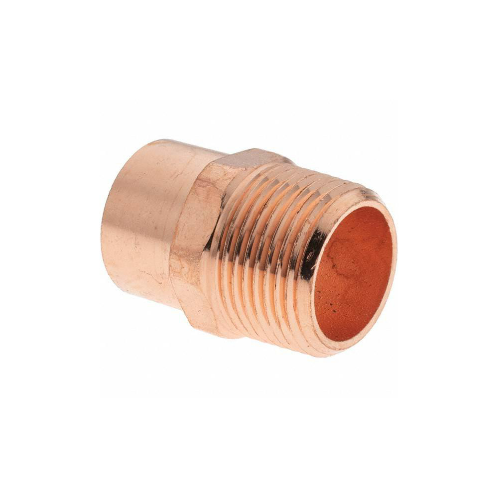 Value Collection Wrot Copper Pipe Adapter 3/4" x 3/4" Fitting, C x M