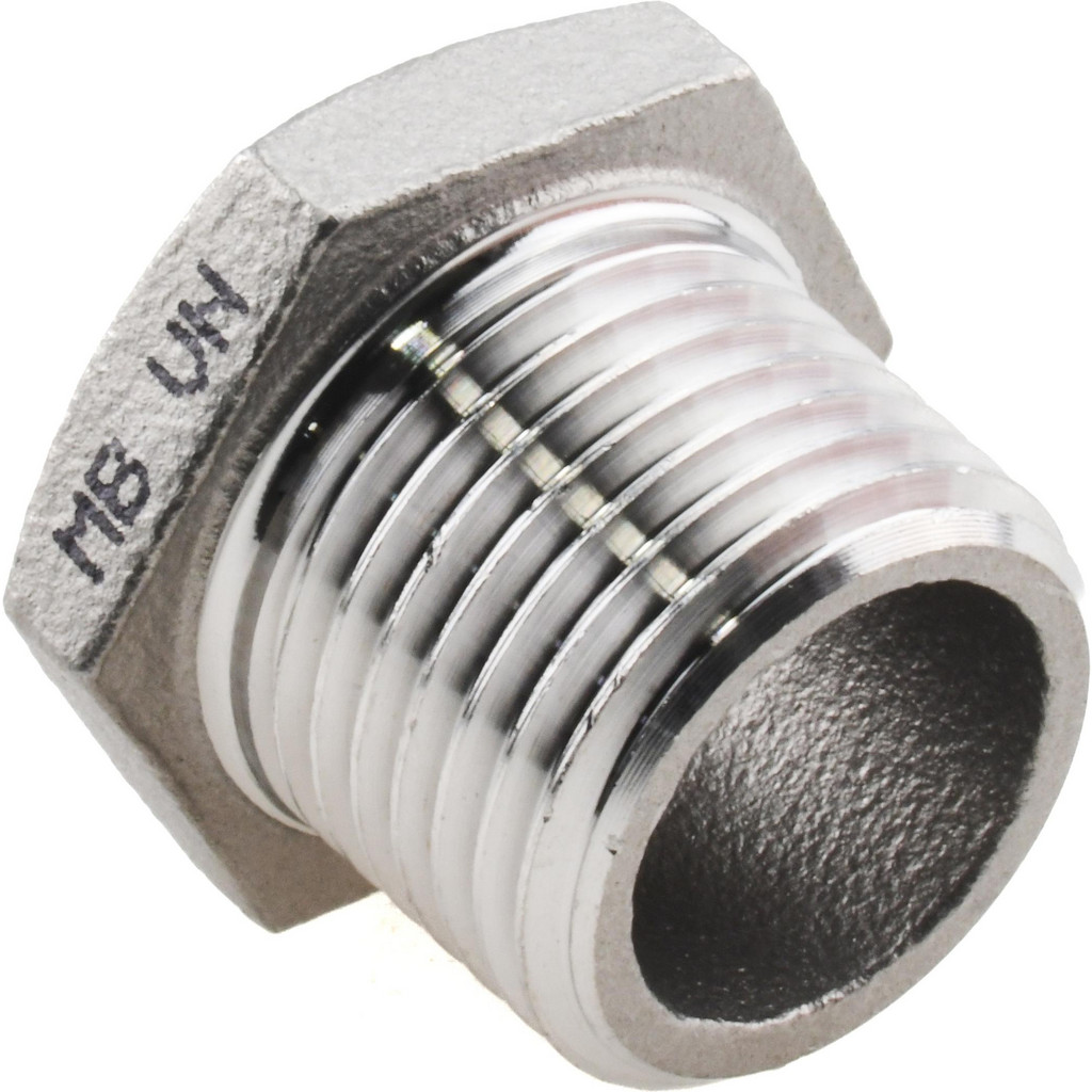 Merit Brass - Pipe Bushing: 1/2 x 1/4", 304 Stainless Steel | MSC Direct