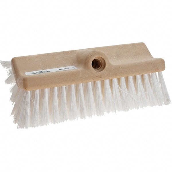 Scrub Brush: 10" Brush Length, Synthetic Bristles