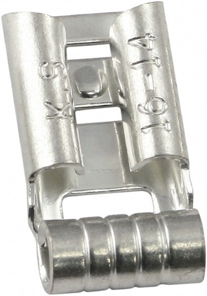 Wire Disconnect: Female, Blue, 16-14 AWG, 1/4" Tab Width