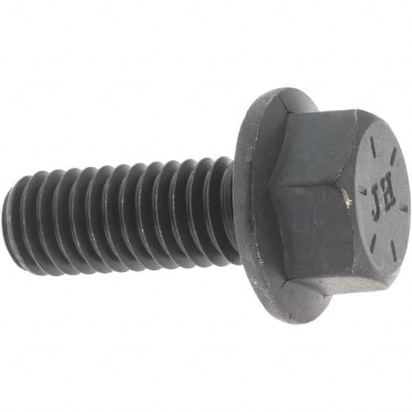 Value Collection Smooth Flange Bolt: 3/8-16 UNC, 1″ Length Under Head,  Fully Threaded 45285715 MSC Industrial Supply