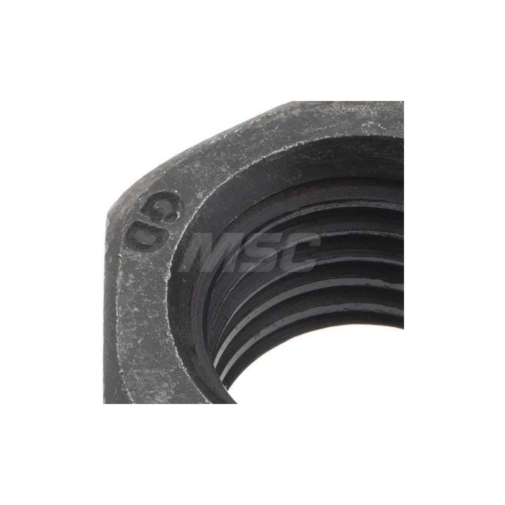 Value Collection - Hex Nut: 1-8, Grade 8 Steel, Black Oxide Finish ...