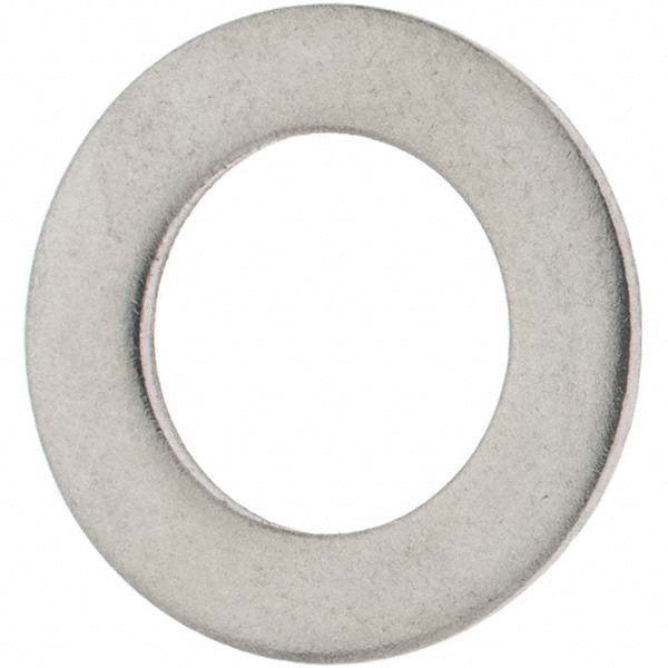 7/16" Screw Standard Flat Washer: Grade AN960 Stainless Steel, Passivated Finish