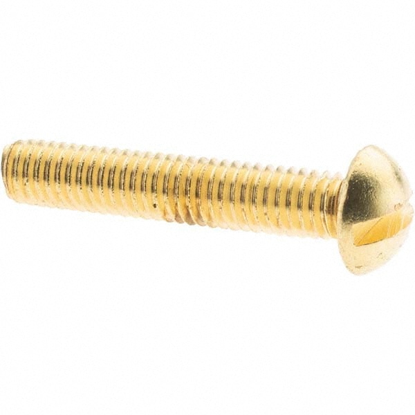 Machine Screw: #10-32 x 1", Round Head, Slotted