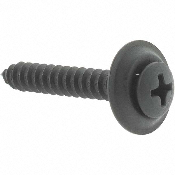 Sheet Metal Screw: #10, Oval Head, Phillips