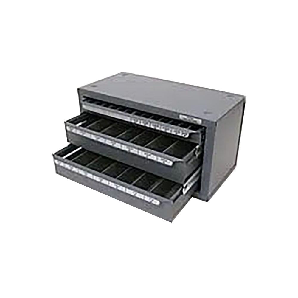 3 Drawer, 1/4-20 to 1-14 Tap Storage