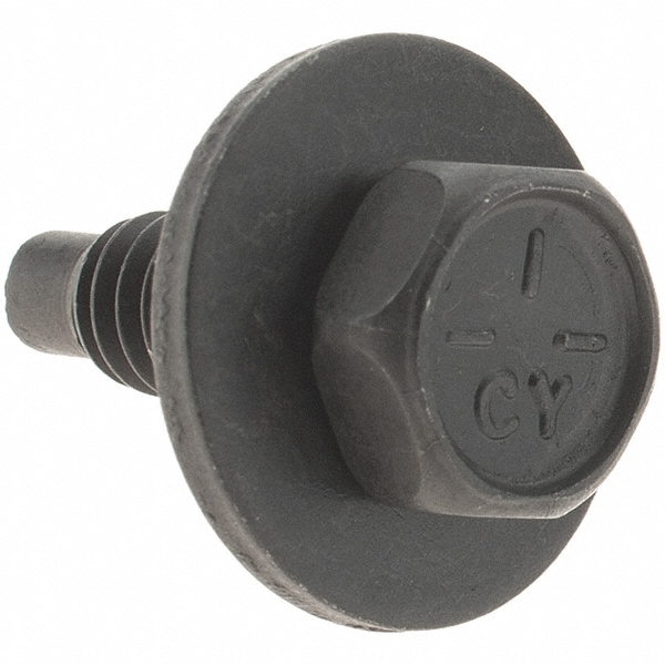 Hex Head Cap Screw: 1/4-20 x 3/4", Steel, Black Oxide Finish