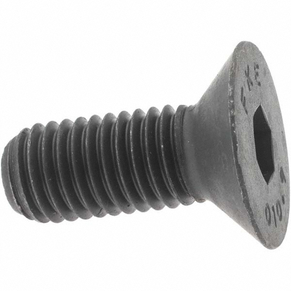 Value Collection - Flat Socket Cap Screw: M12x1.75, 12.9 Alloy Steel ...