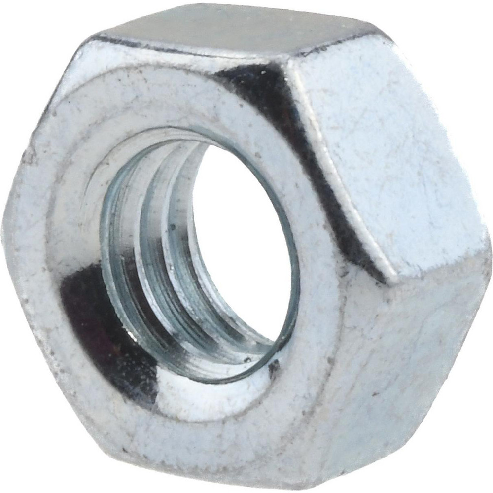 Hex Nut: M6 x 1, Class 8 Steel, Zinc-Plated