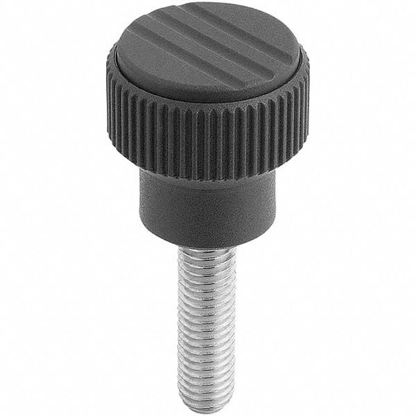 KIPP M5, 21mm Diam Knurled Knob MSC Industrial Supply Co.