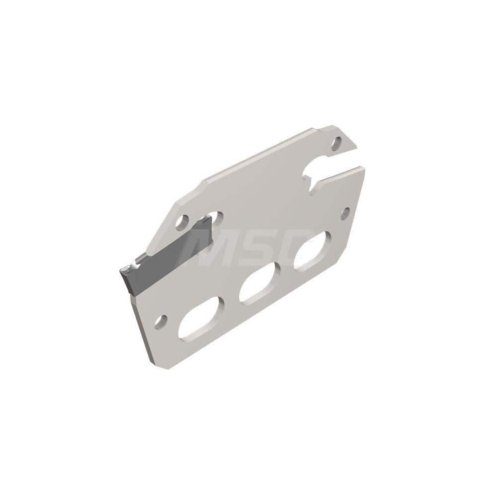 Right Hand, 0.157 Inch Insert Width, Indexable Cutoff and Grooving Support Blade