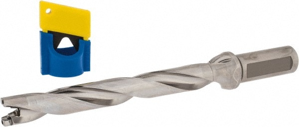 Iscar 3202723 Replaceable Tip Drill: 0.669 to 0.705 Drill Dia, 5.35" Max Depth, 0.75 Straight-Cylindrical Shank Image