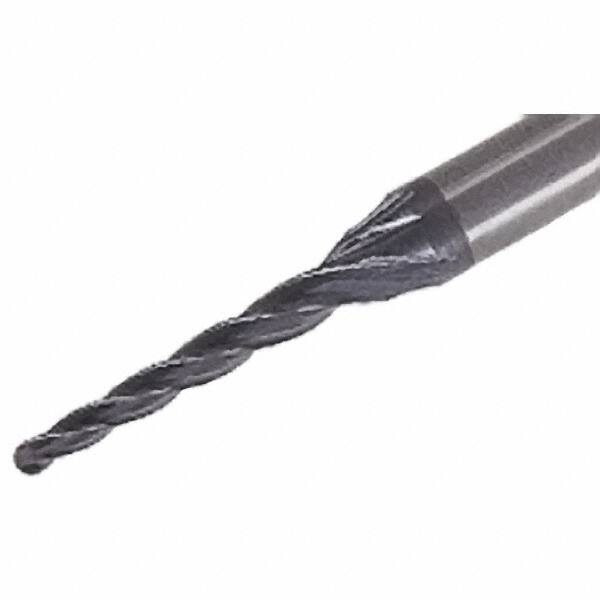 Uncoated 1 Length of Cut 5/16 Shank Diam Single End 5/16 Diam Solid Carbide Corner Radius Roughing End Mill 3 Overall Length 38° Helix Angle Centercutting 