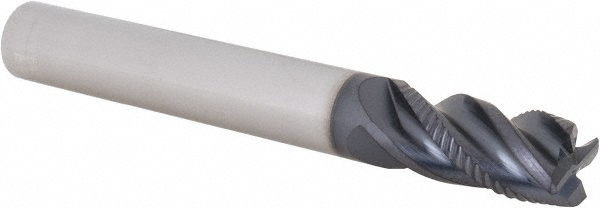 Iscar 5622714 Corner Chamfer End Mill: 0.375" Dia, 0.75" LOC, 4 Flute, 0.016" Chamfer Width, Solid Carbide Image
