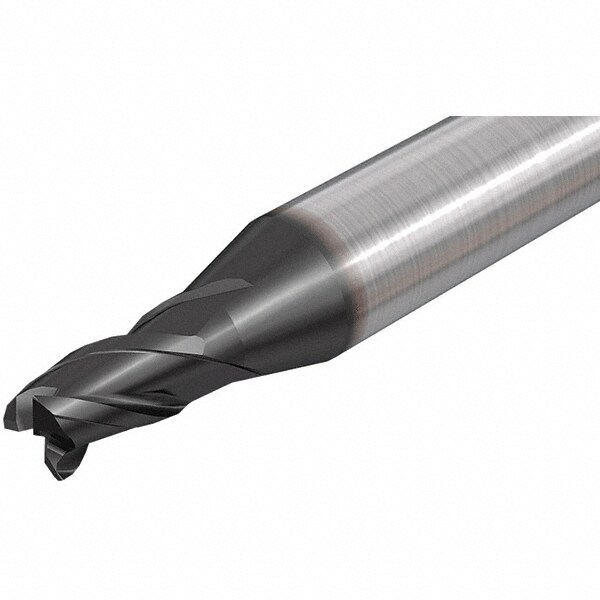 Iscar 5699461 Corner Radius End Mill: 0.189" Dia, 0.2362" LOC, 0.0079" Radius, 3 Flutes, Solid Carbide Image