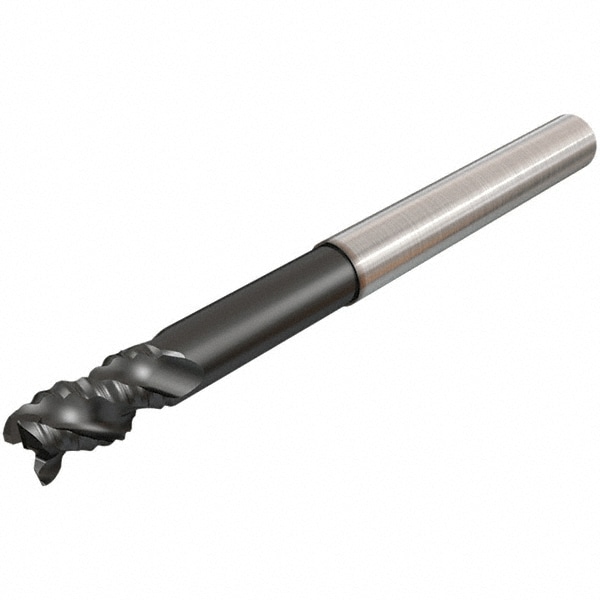 Iscar - Roughing End Mill: 6 mm Dia, 3 Flutes, 0.2 mm Corner Radius ...