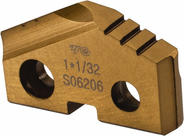 Spade Drill Insert: 1-1/32" Dia, Seat Size 2, Cobalt