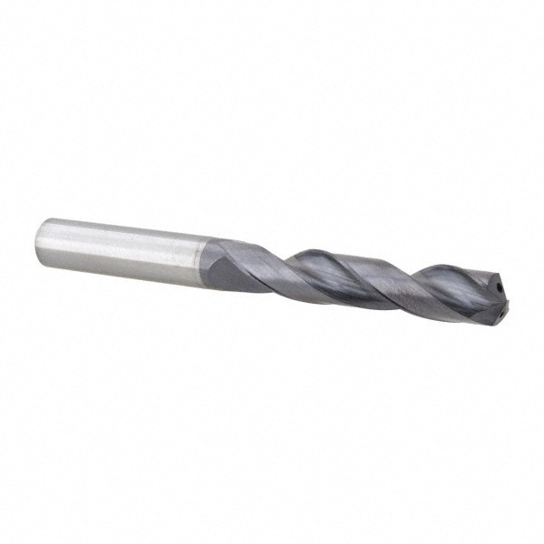 Jobber Length Drill Bit: 0.3937" Dia, 140 °, Solid Carbide