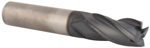 YG-1 GM153032 Square End Mill: 1/2 Dia, 1 LOC, 1/2 Shank Dia, 3 OAL, 4 Flutes, Solid Carbide 