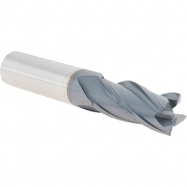 YG-1 GM153040 Square End Mill: 5/8 Dia, 1-1/4 LOC, 5/8 Shank Dia, 3-1/2 OAL, 4 Flutes, Solid Carbide 