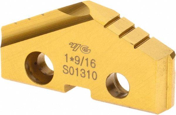 Spade Drill Insert: 1-9/16" Dia, Series 3, High Speed Steel