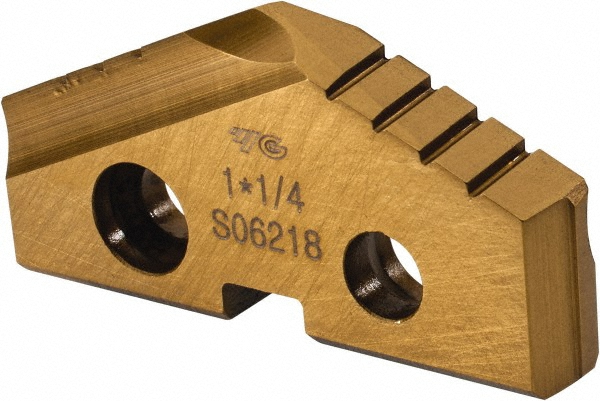 Spade Drill Insert: 1-1/4" Dia, Seat Size 2, Cobalt