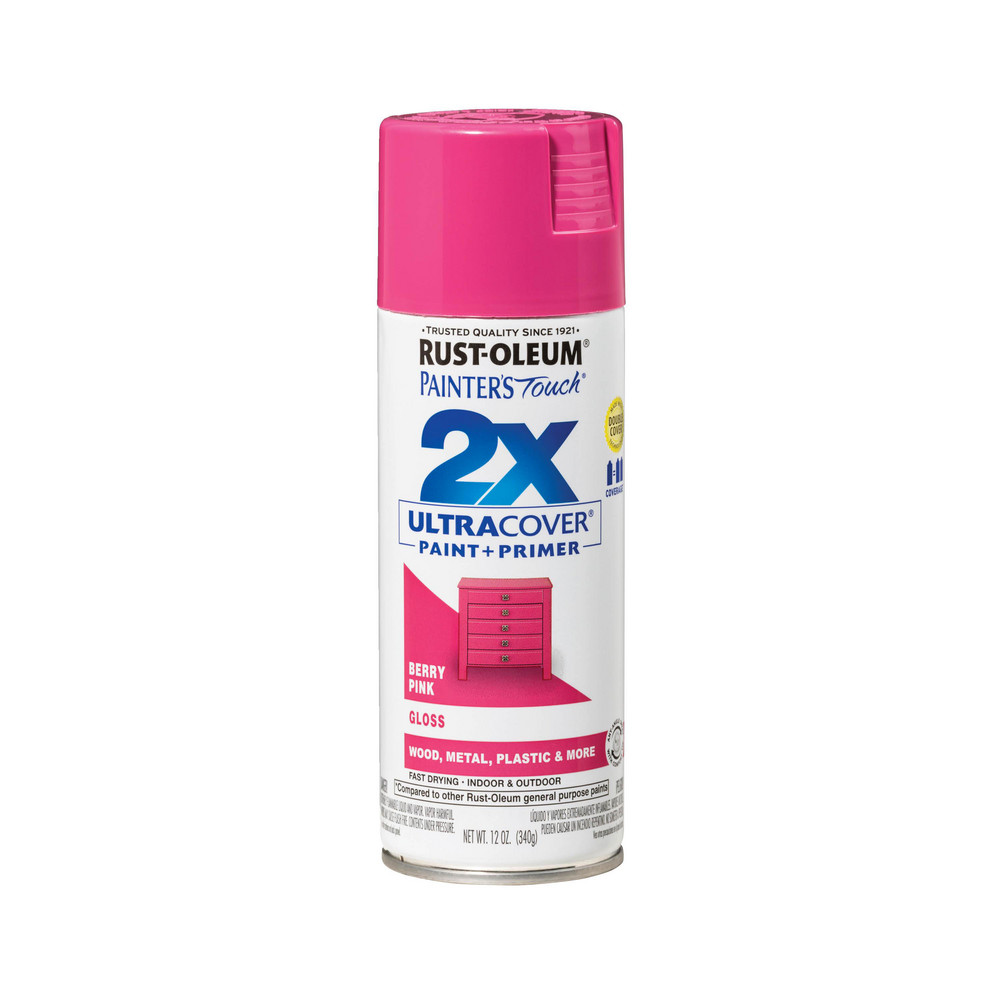 ‪ෆ‪.*・゜ Rust-Oleum - Painter's Touch 2X Ultra Cover Spray Paint, Berry