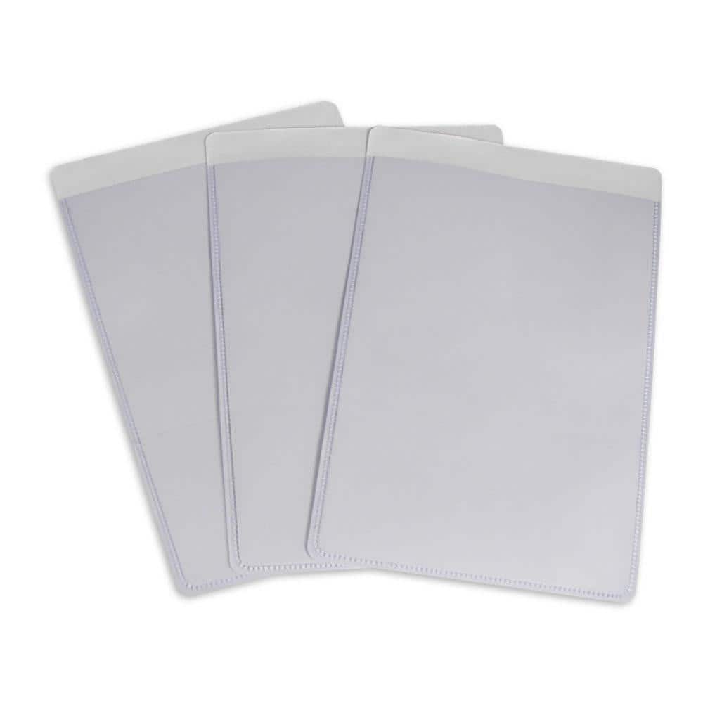  C-Line Self-Adhesive Shop Ticket Holders, 5 x 8 Inches, Clear,  50 per Box (70058) : Office Products
