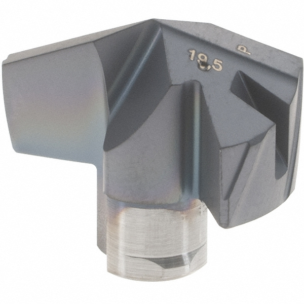 Replaceable Drill Tip: ICP0768-2M IC908, 0.7680"/20.00 mm Dia, 140 deg Point, Grade IC908