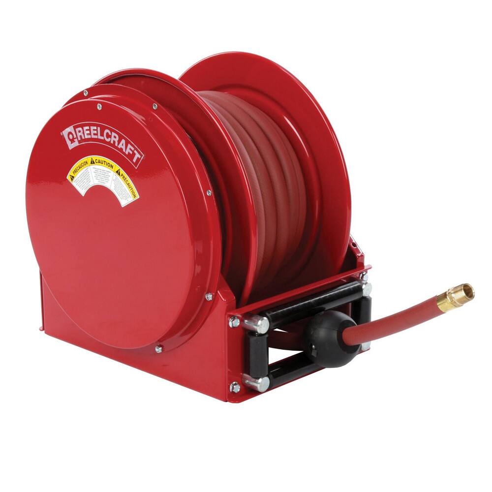 Reelcraft SD13050 OLP Hose Reel with Hose: 3/4" ID Hose x 50, Spring Retractable 