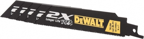 Dewalt DWA4186 Reciprocating Saw Blade: 6" Long, Bi-Metal Image