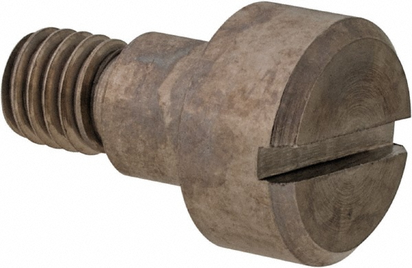 Made in USA Shoulder Screw: 6 x 5 mm Shoulder, M5x0.80, 18-8/303 Stainless Steel, Slotted - 10 mm Head Dia | Part #MSCS393-1B MOD