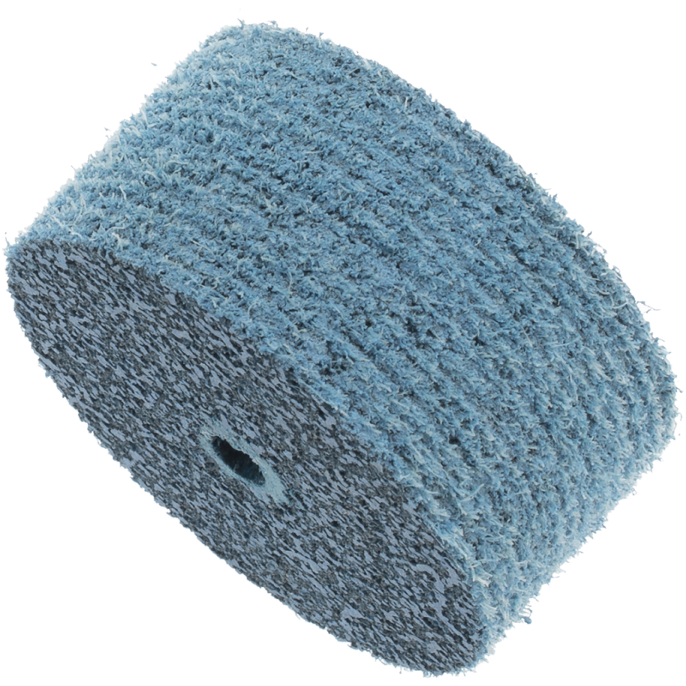 Norton Deburring Wheel 2" Dia, 1" Face Width, 1/4" Hole, Density 7