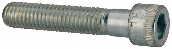 Made in USA 37C200KCS/A Low Head Socket Cap Screw: 3/8-16, 2" Length Under Head, Socket Cap Head, Hex Socket Drive, Alloy Steel, Zinc-Plated Image