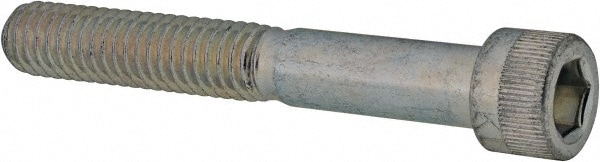 Made in USA 31C225KCS/A Low Head Socket Cap Screw: 5/16-18, 2-1/4" Length Under Head, Socket Cap Head, Hex Socket Drive, Alloy Steel, Zinc-Plated Image