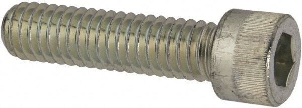 Made in USA 31C125KCS/A Low Head Socket Cap Screw: 5/16-18, 1-1/4" Length Under Head, Socket Cap Head, Hex Socket Drive, Alloy Steel, Zinc-Plated Image