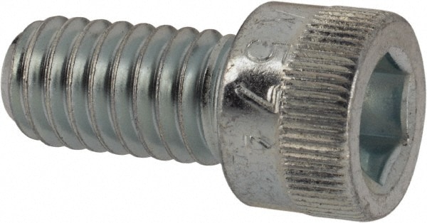 Made in USA 31C62KCS/A Low Head Socket Cap Screw: 5/16-18, 5/8" Length Under Head, Socket Cap Head, Hex Socket Drive, Alloy Steel, Zinc-Plated Image