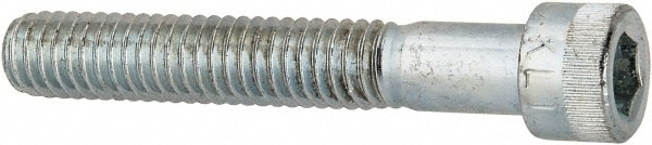 Made in USA 31C200KCS/A Low Head Socket Cap Screw: 5/16-18, 2" Length Under Head, Socket Cap Head, Hex Socket Drive, Alloy Steel, Zinc-Plated Image