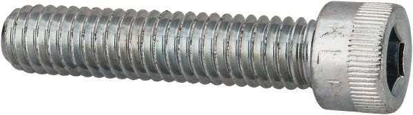 Made in USA 31C150KCS/A Low Head Socket Cap Screw: 5/16-18, 1-1/2" Length Under Head, Socket Cap Head, Hex Socket Drive, Alloy Steel, Zinc-Plated Image