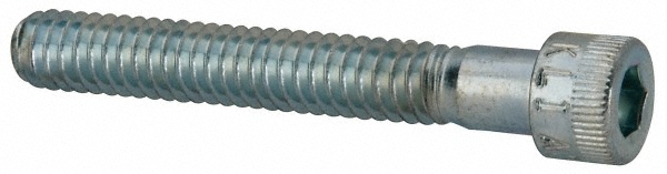 Made in USA 25C175KCS/A Low Head Socket Cap Screw: 1/4-20, 1-3/4" Length Under Head, Socket Cap Head, Hex Socket Drive, Alloy Steel, Zinc-Plated Image