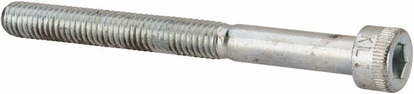 Made in USA 10F200KCS/A Low Head Socket Cap Screw: #10-32, 2" Length Under Head, Socket Cap Head, Hex Socket Drive, Alloy Steel, Zinc-Plated Image