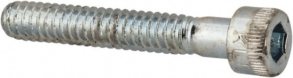 Made in USA 10C125KCS/A Hex Head Cap Screw: #10-24 x 1-1/4", Alloy Steel, Zinc-Plated Image