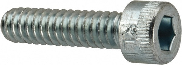 Made in USA 10C75KCS/A Low Head Socket Cap Screw: #10-24, 3/4" Length Under Head, Socket Cap Head, Hex Socket Drive, Alloy Steel, Zinc-Plated Image