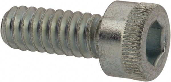 Made in USA 10C50KCS/A Low Head Socket Cap Screw: #10-24, 1/2" Length Under Head, Socket Cap Head, Hex Socket Drive, Alloy Steel, Zinc-Plated Image