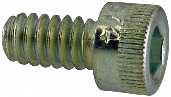 Made in USA 10C37KCS/A Hex Head Cap Screw: #10-24 x 3/8", Alloy Steel, Zinc-Plated Image