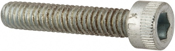 Made in USA 8C87KCS/A Hex Head Cap Screw: #8-32 x 7/8", Alloy Steel, Zinc-Plated Image